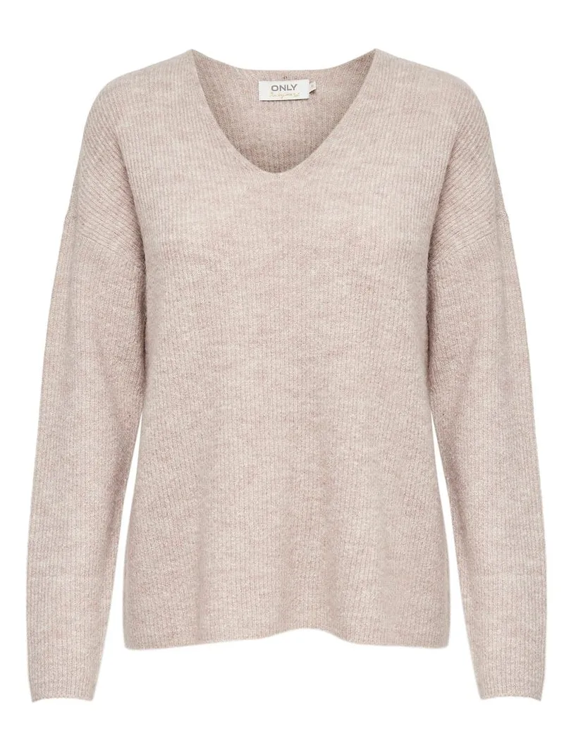ONLCAMILLA V-NECK L/S PULLOVER KNT