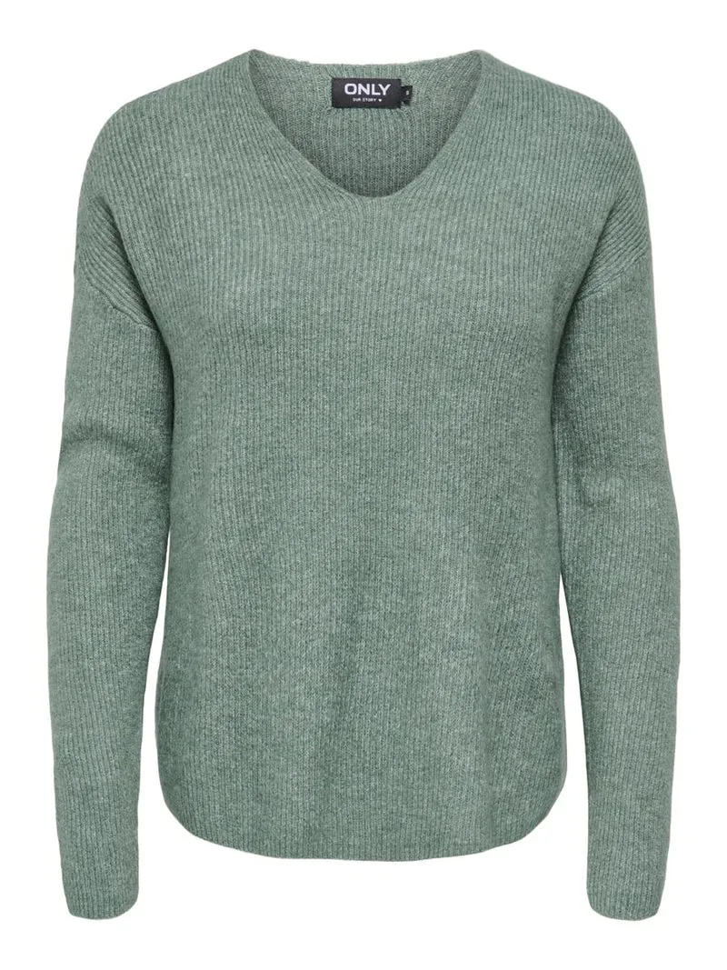 ONLCAMILLA V-NECK L/S PULLOVER KNT