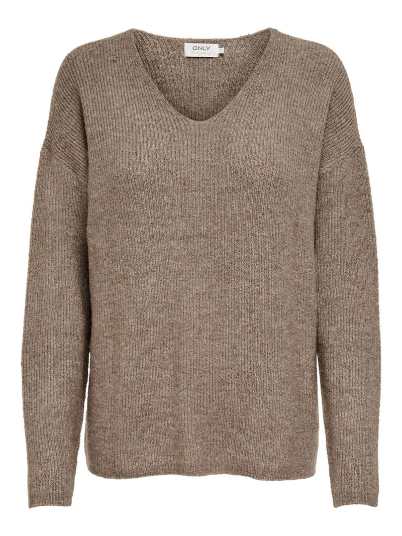 ONLCAMILLA V-NECK L/S PULLOVER KNT