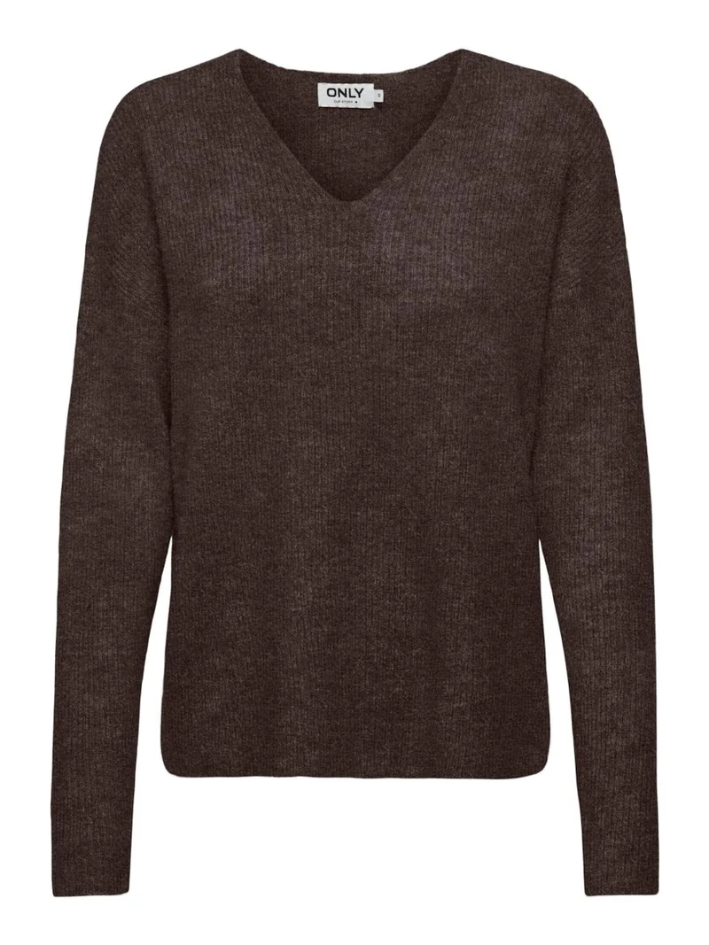 ONLCAMILLA V-NECK L/S PULLOVER KNT