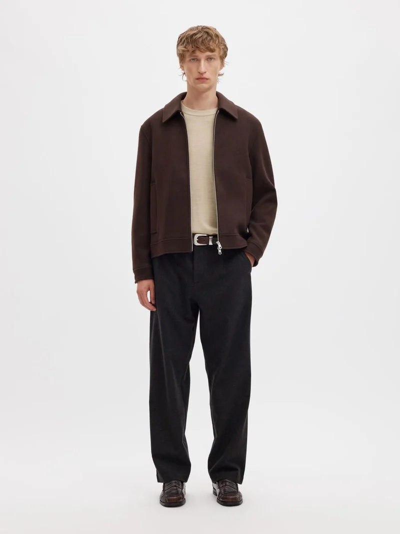 SLMTRAY LS KNIT MERINO CREW NECK NO
