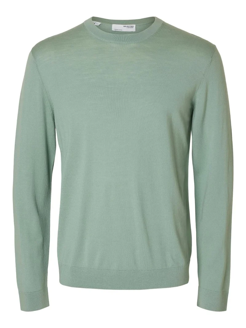 SLMTRAY LS KNIT MERINO CREW NECK NO