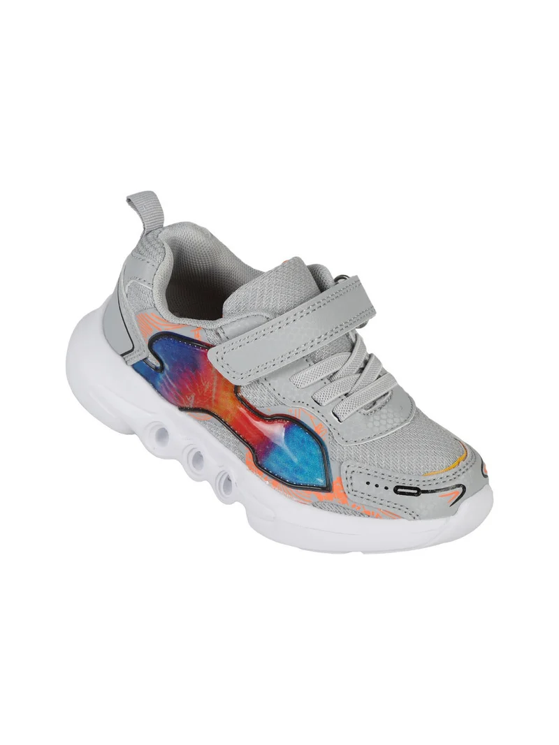 Sneakers da bambino con luci - grigio chiaro