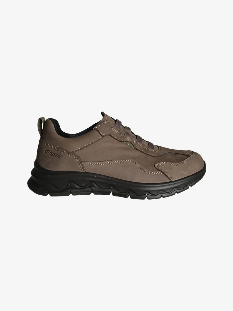 Scarpe da uomo slip-on in pelle - taupe