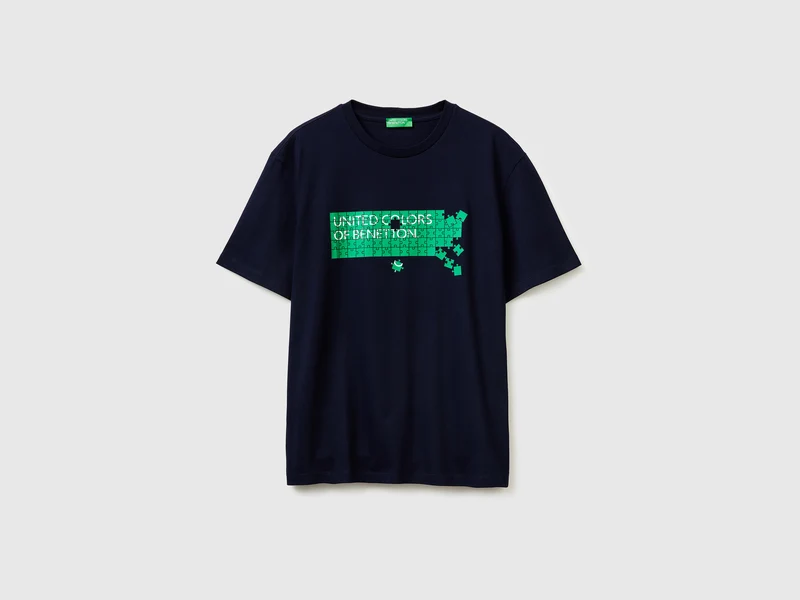 Baumwoll-T-Shirt mit Logo
