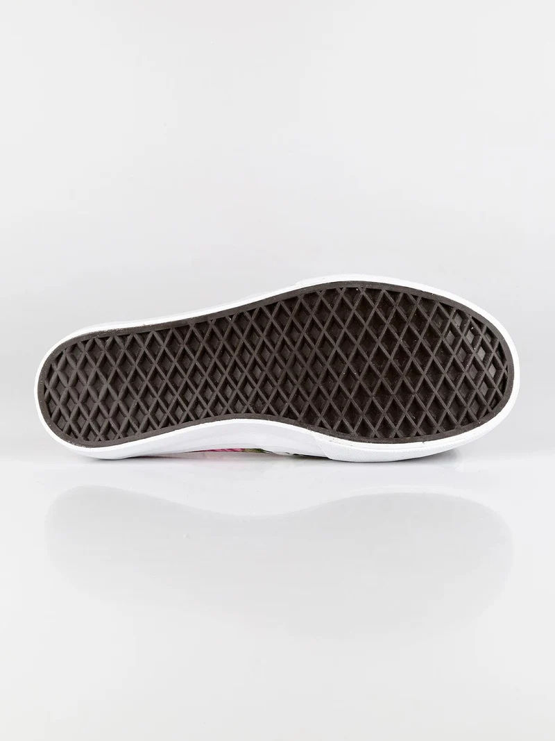 Scarpe slip on in tela - bianco