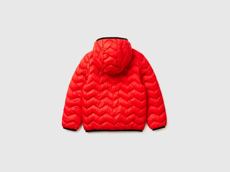 Wattierte Jacke mit Kapuze