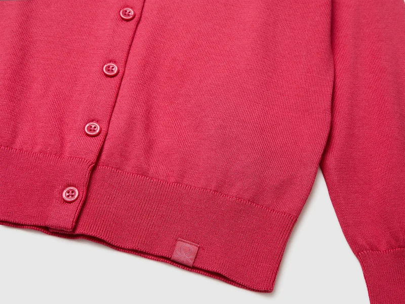 Strickjacke aus Baumwoll- und Modalmischung