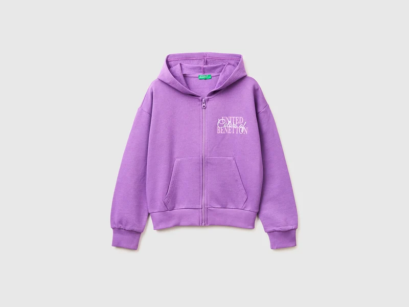 Hoodie mit Glitzerdruck