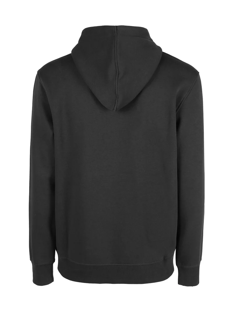 Felpa da uomo con cappuccio - nero