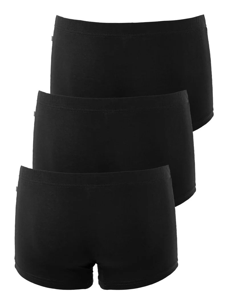 Confezione da 3 boxer uomo in cotone - nero