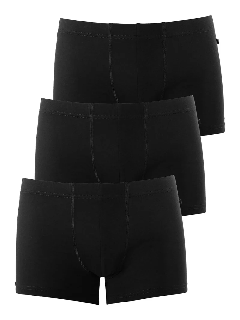 Confezione da 3 boxer uomo in cotone - nero