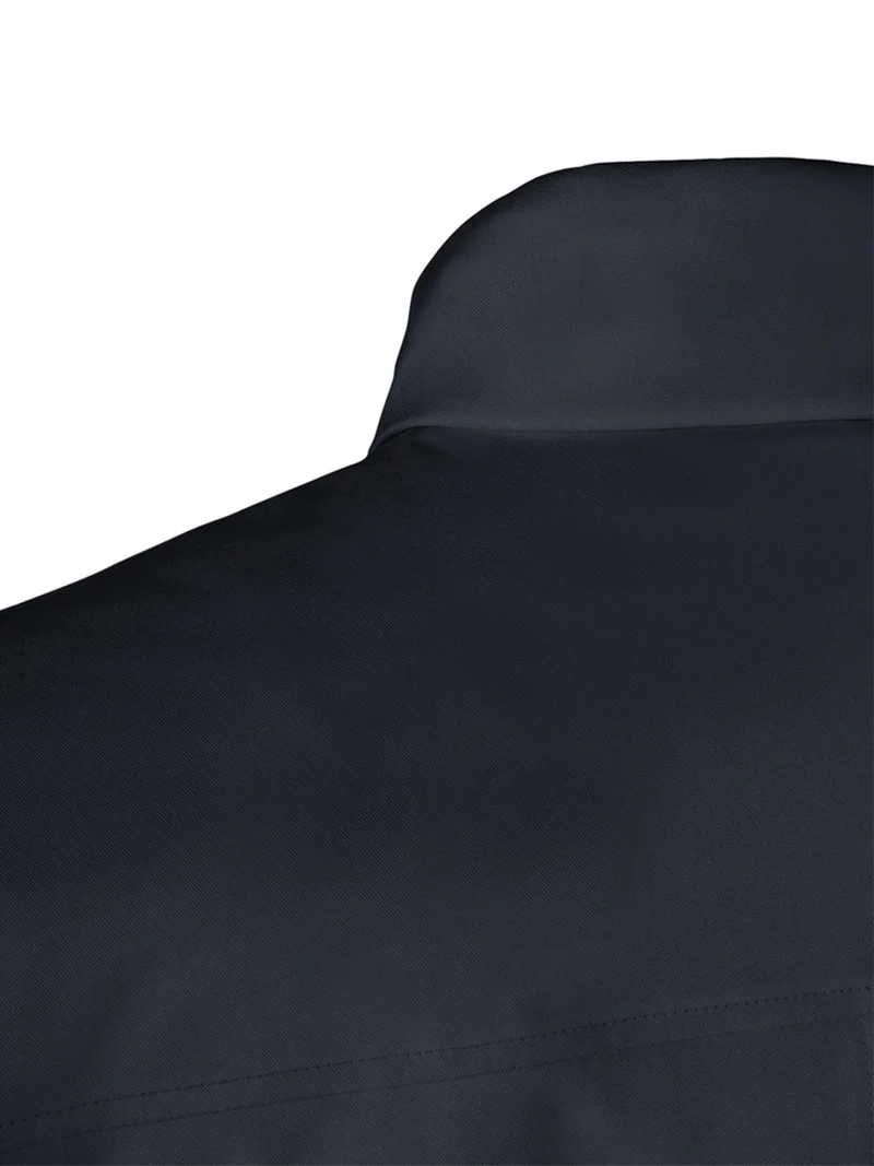 VINCIT Giacca imperbeabile da uomo con zip - blu scuro