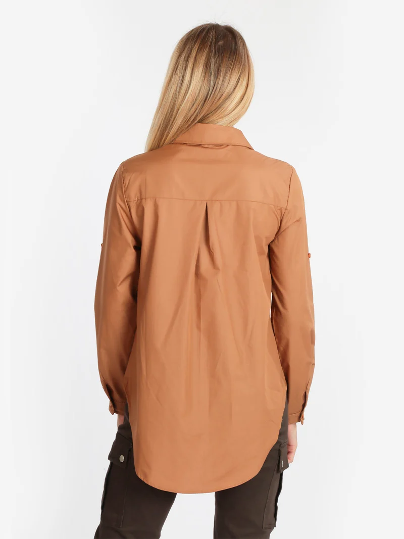 Camicia donna - cammello