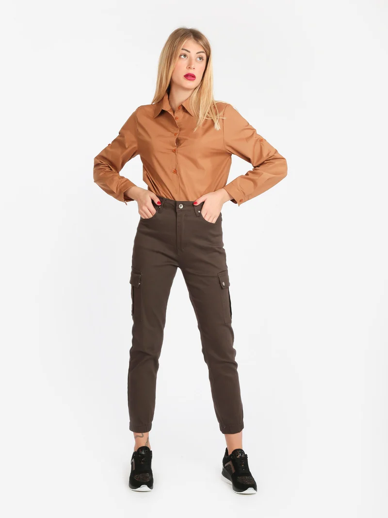Camicia donna - cammello