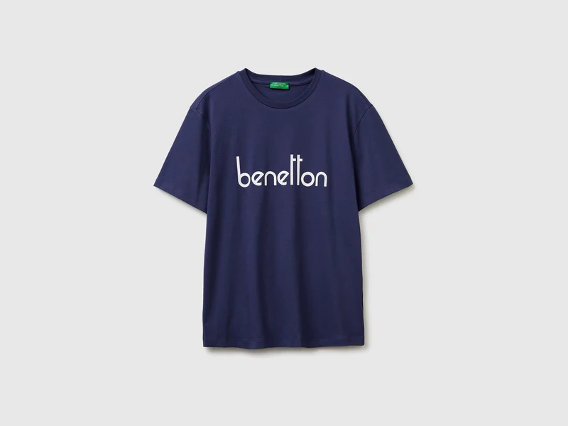 Baumwoll-T-Shirt mit Logo
