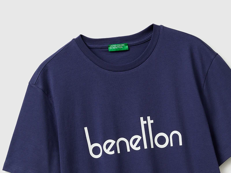 Baumwoll-T-Shirt mit Logo