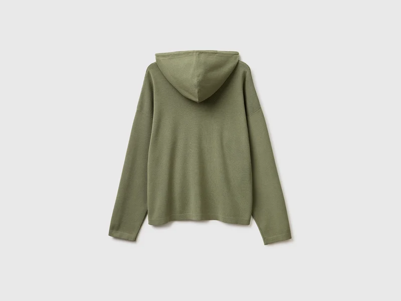 Oversize-Pullover mit Kapuze