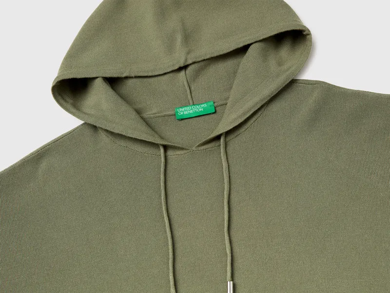 Oversize-Pullover mit Kapuze