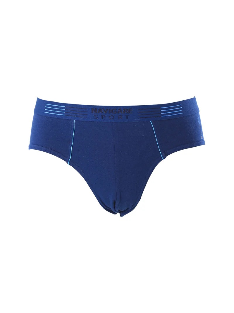 Slip da uomo in cotone elasticizzato - blu