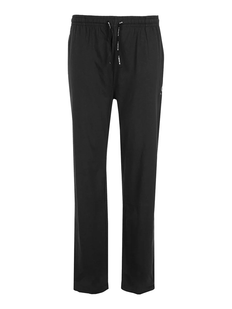 Pantaloni sportivi da uomo in cotone - nero