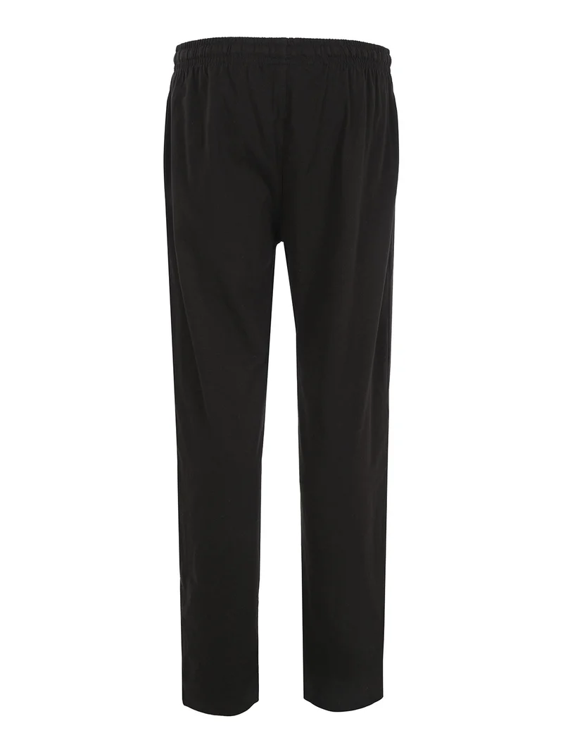 Pantaloni sportivi da uomo in cotone - nero