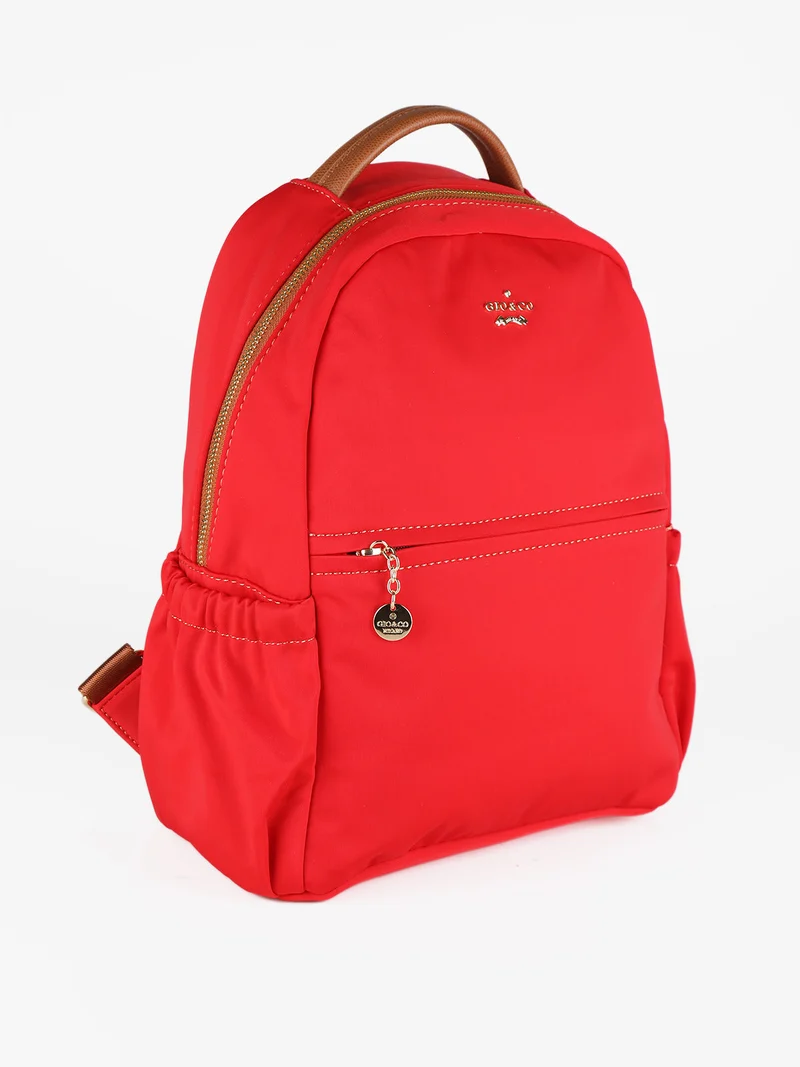 Zaino donna in tessuto - rosso
