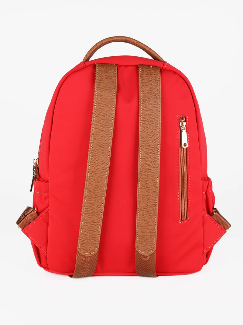 Zaino donna in tessuto - rosso