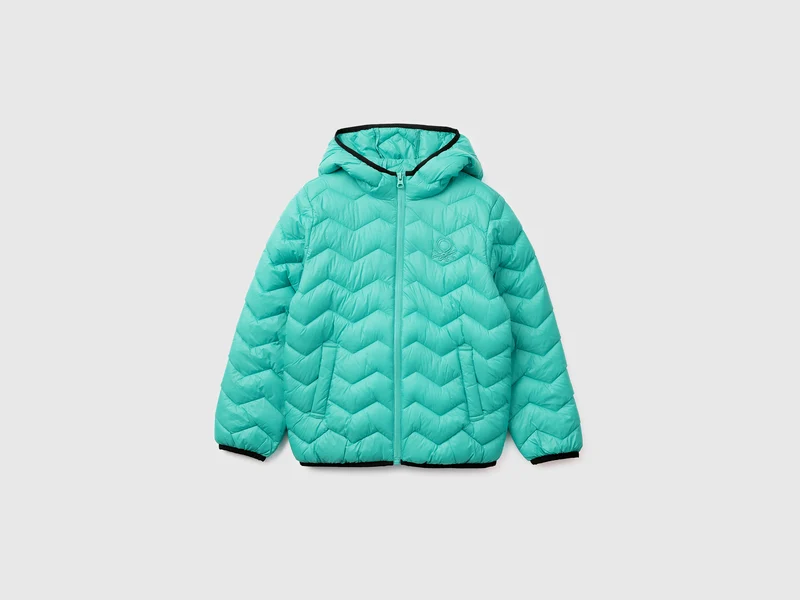 Wattierte Jacke mit Kapuze