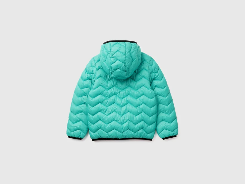 Wattierte Jacke mit Kapuze