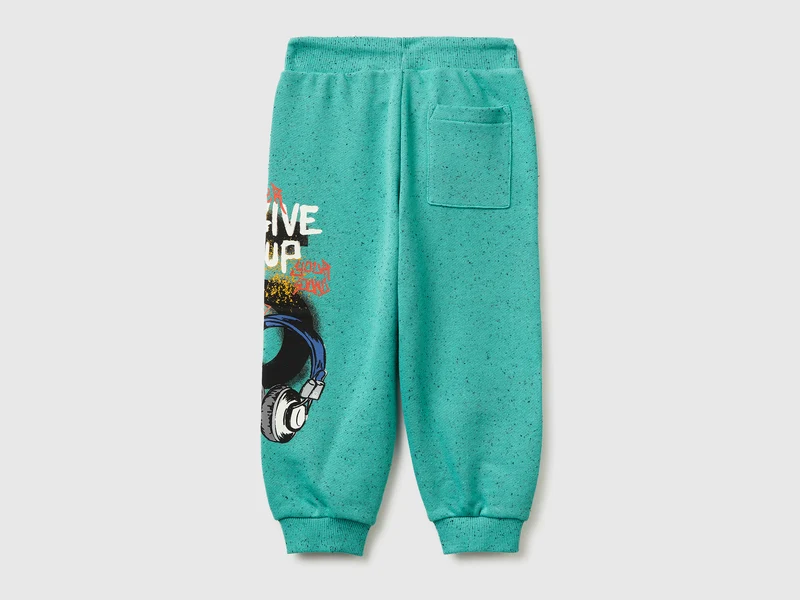 Oversized Jogginghose mit Print