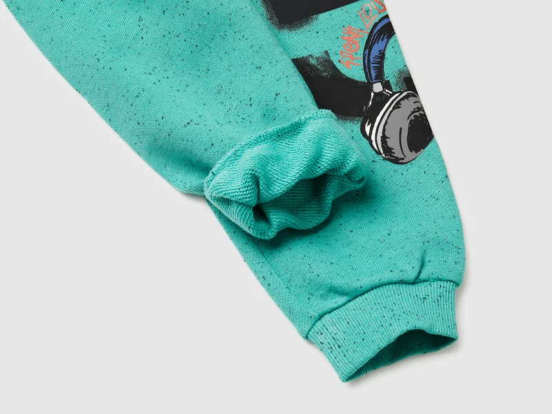 Oversized Jogginghose mit Print