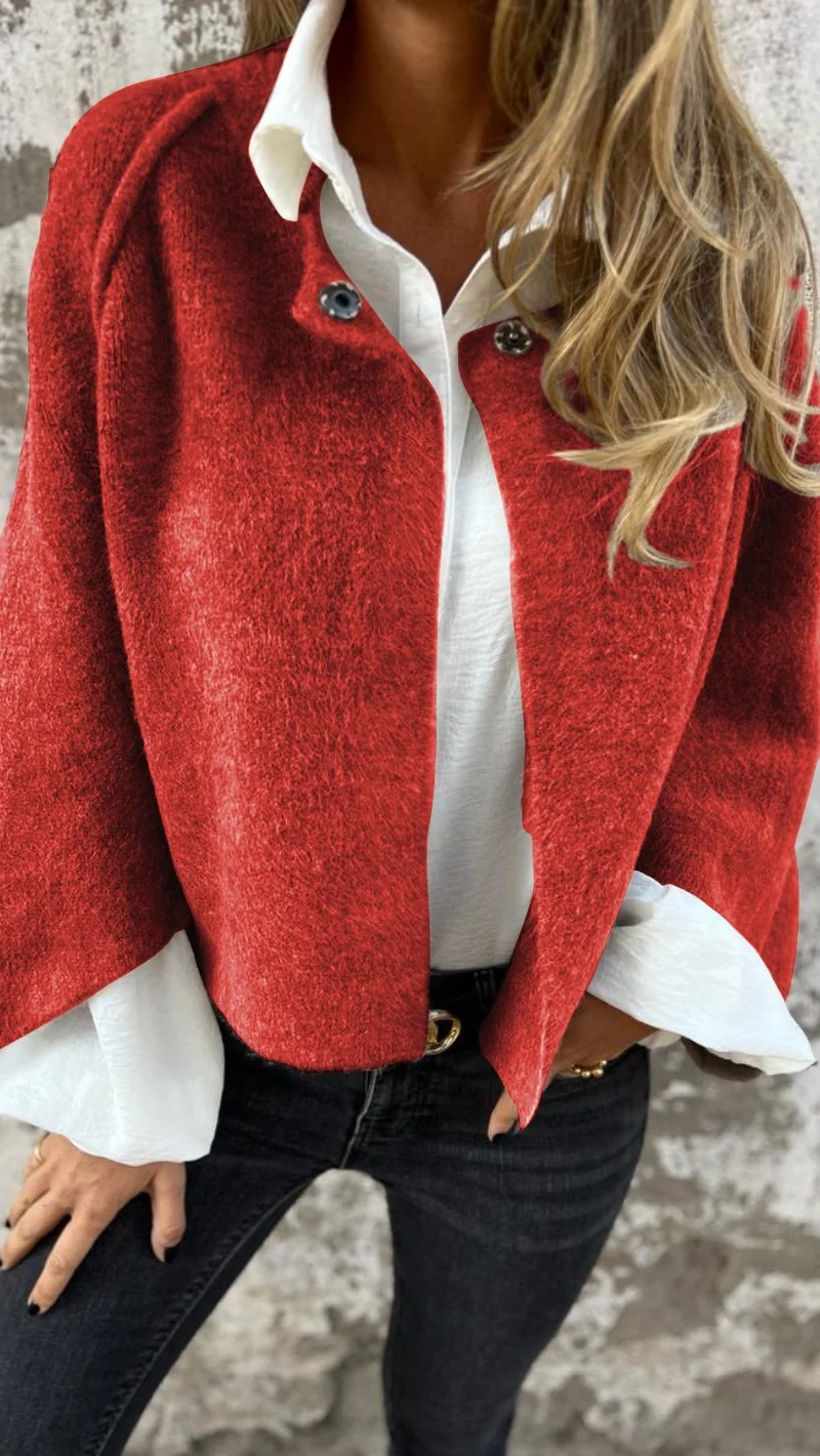 Damen Cardigan | Weiches Strickmaterial | Langer Schnitt bis Oberschenkel | Vielseitig & bequem