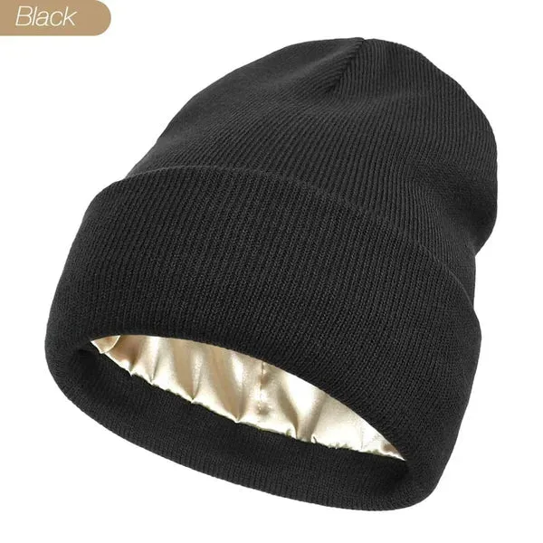 Unisex Beanie | Anti-Statik & Anti-Frizz | Weiches, Glattes Gewebe | Verwirrungsfreies Design