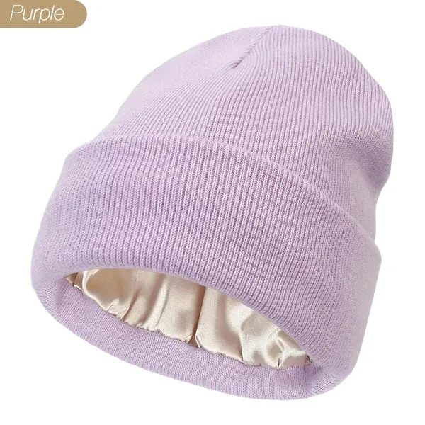 Unisex Beanie | Anti-Statik & Anti-Frizz | Weiches, Glattes Gewebe | Verwirrungsfreies Design