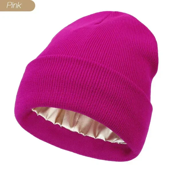 Unisex Beanie | Anti-Statik & Anti-Frizz | Weiches, Glattes Gewebe | Verwirrungsfreies Design