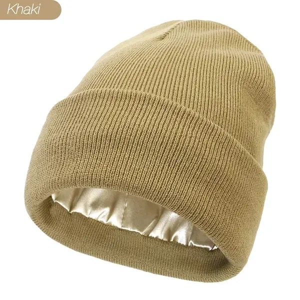 Unisex Beanie | Anti-Statik & Anti-Frizz | Weiches, Glattes Gewebe | Verwirrungsfreies Design