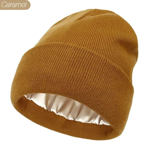Unisex Beanie | Anti-Statik & Anti-Frizz | Weiches, Glattes Gewebe | Verwirrungsfreies Design