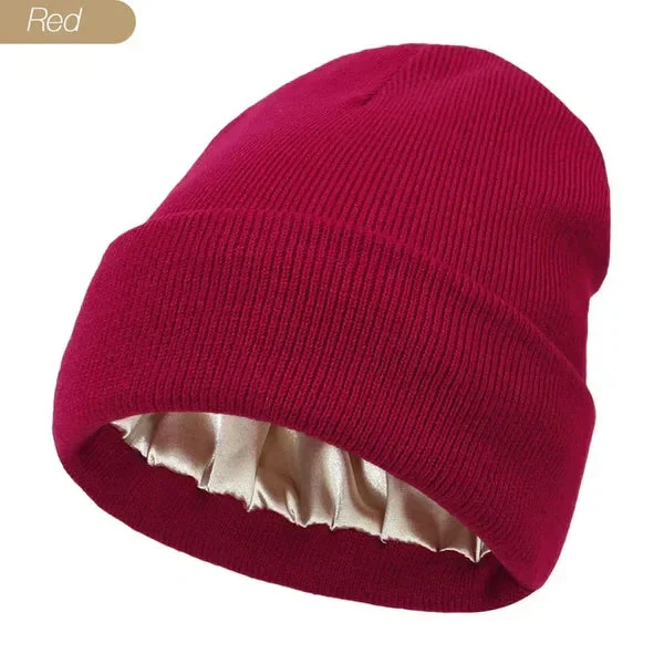 Unisex Beanie | Anti-Statik & Anti-Frizz | Weiches, Glattes Gewebe | Verwirrungsfreies Design
