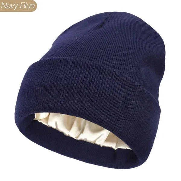 Unisex Beanie | Anti-Statik & Anti-Frizz | Weiches, Glattes Gewebe | Verwirrungsfreies Design