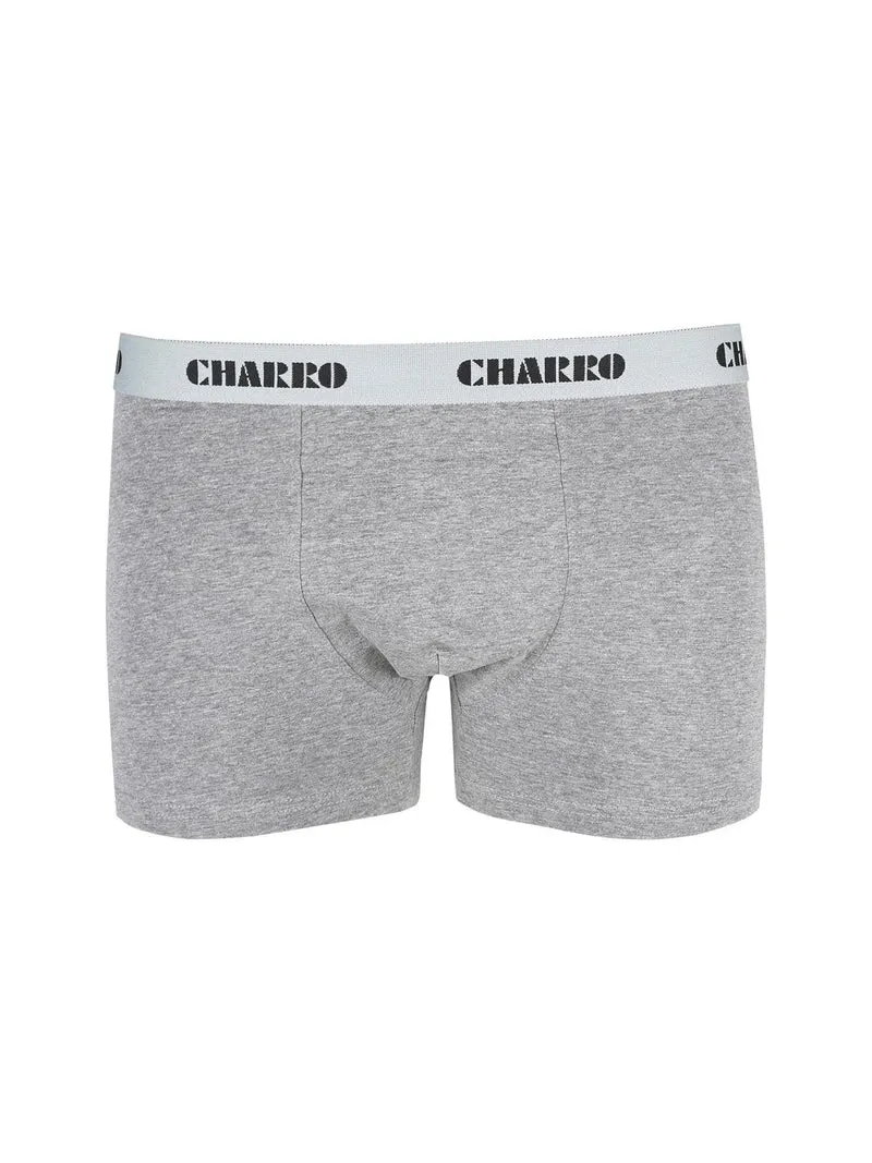Boxer da uomo tinta unita - grigio scuro