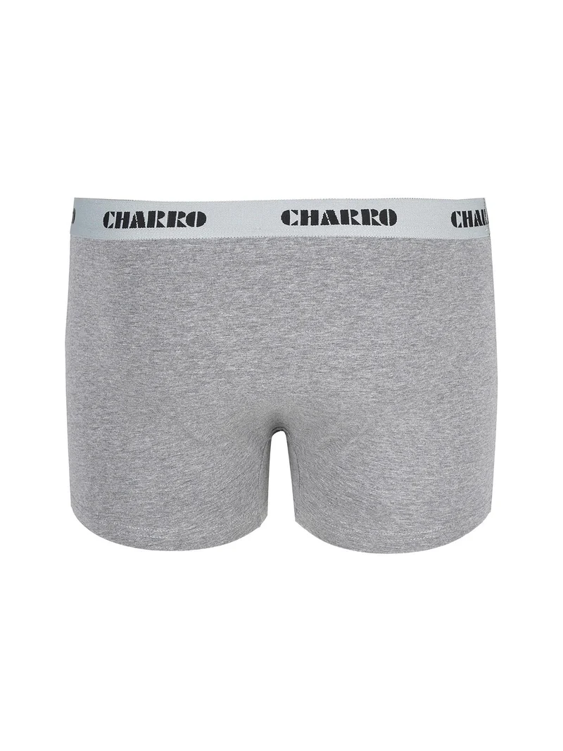 Boxer da uomo tinta unita - grigio scuro