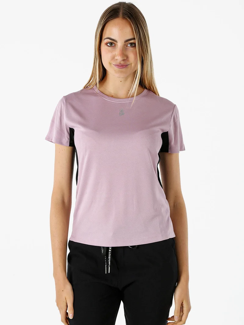 T-shirt sportiva da donna traspirante - lilla
