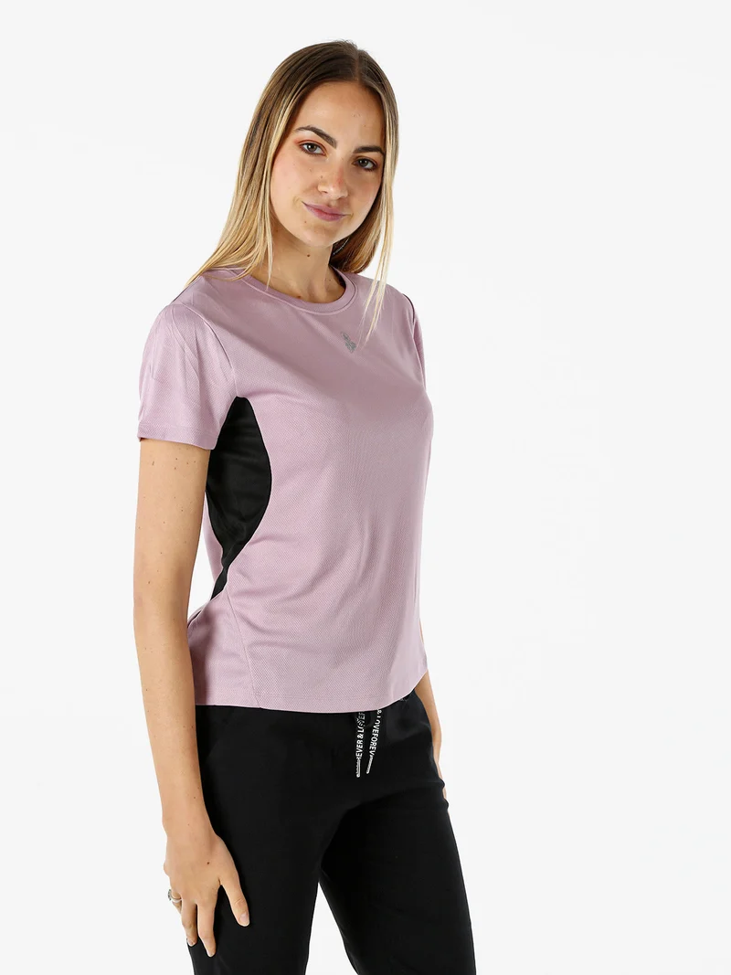 T-shirt sportiva da donna traspirante - lilla