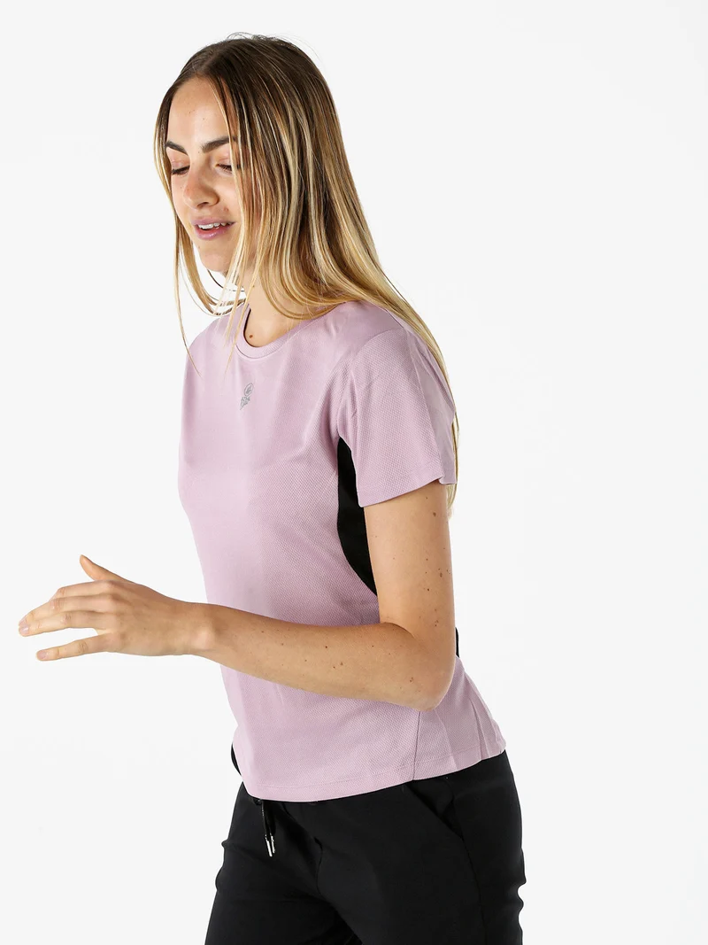 T-shirt sportiva da donna traspirante - lilla