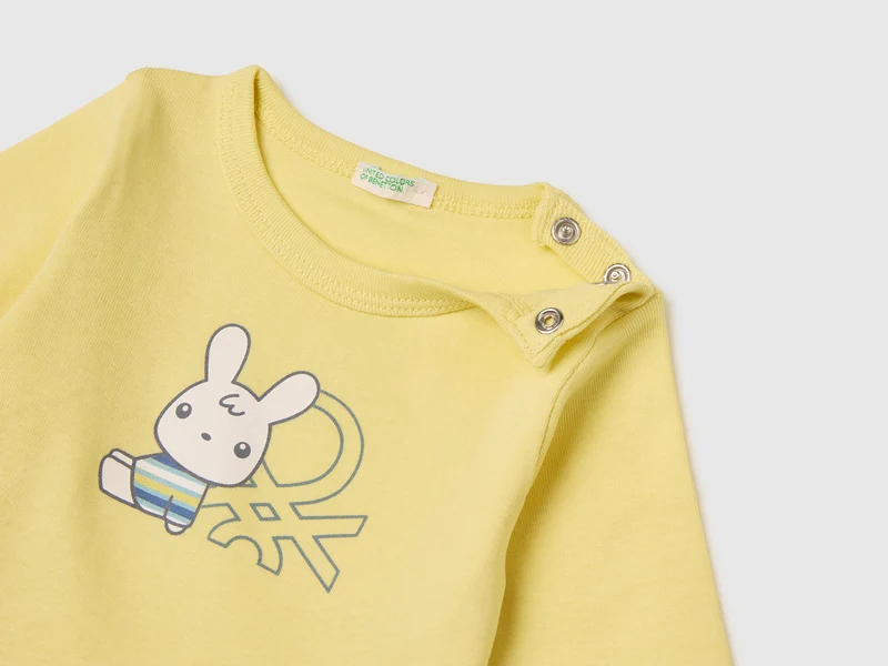Bedrucktes T-Shirt aus Bio-Baumwolle