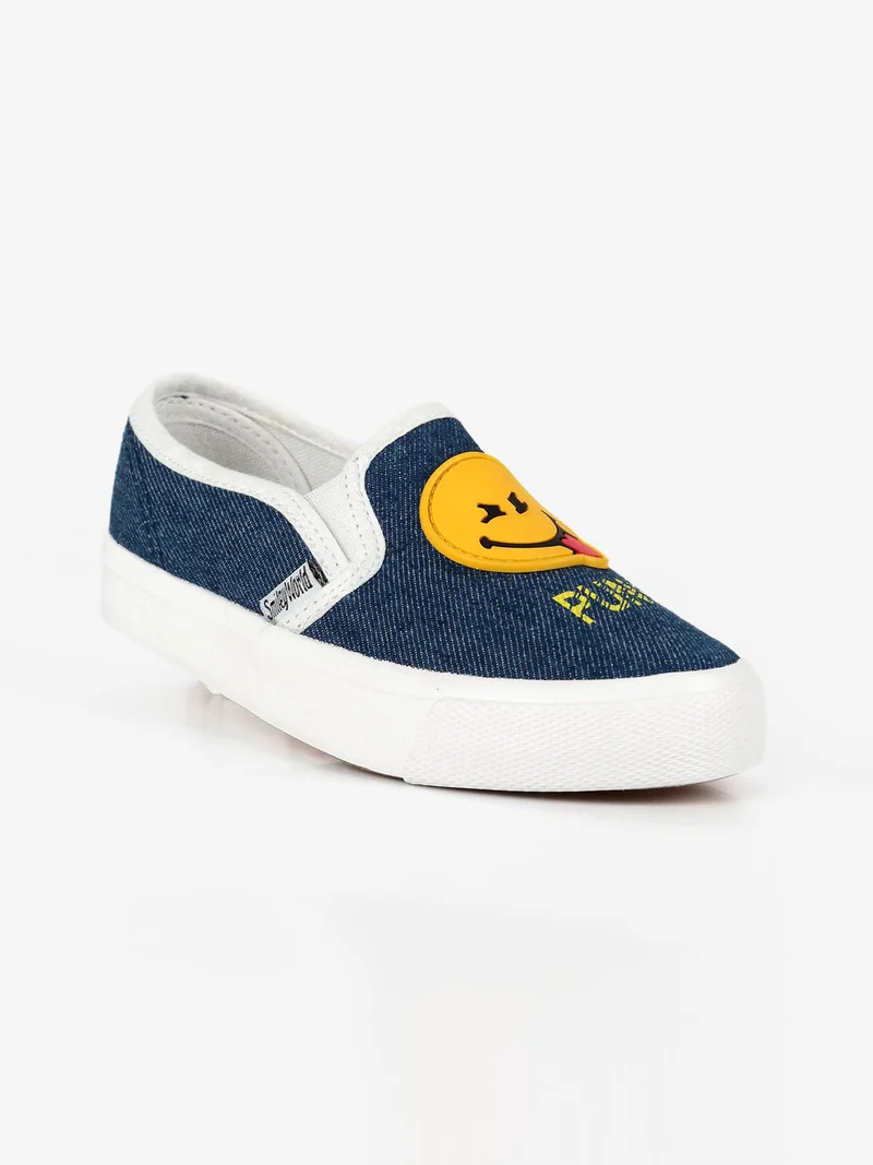 Scarpe basse senza lacci effetto jeans