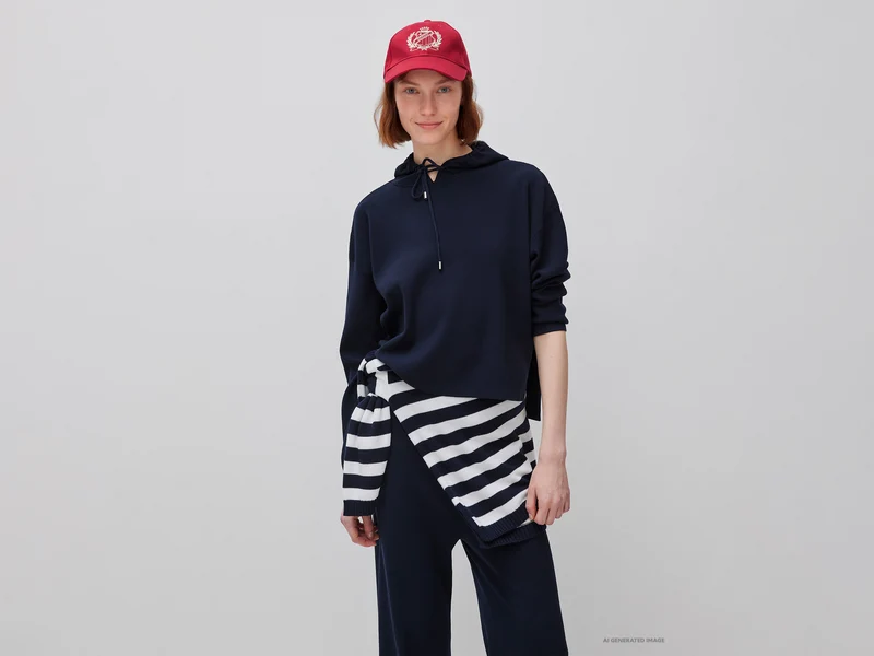 Übergroßer Kapuzenpullover