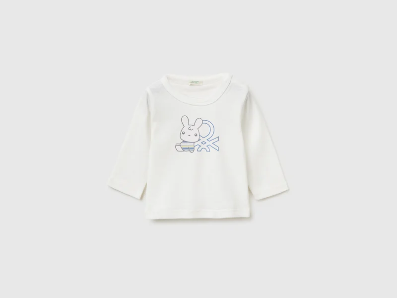 Bedrucktes T-Shirt aus Bio-Baumwolle