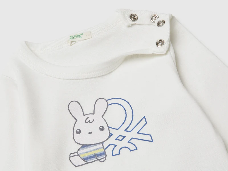 Bedrucktes T-Shirt aus Bio-Baumwolle
